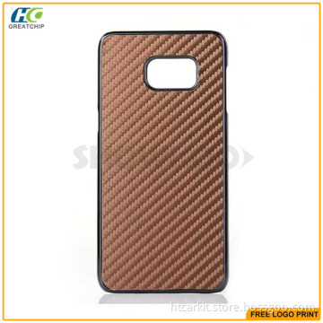 Classic fashion design hard plastic cover For samsung galaxy s6 edge plus Carbon fiber case Factory Wholesale From China